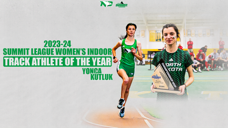 Kutluk Earns Summit League Indoor Track Athlete of the Year Honors