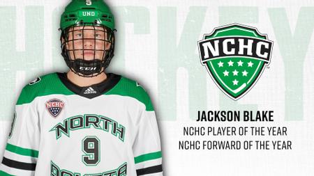 Jackson Blake named NCHC Player, Forward of the Year