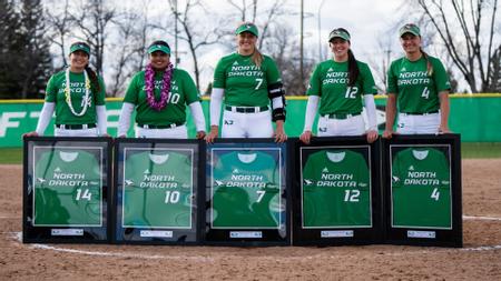 Fighting Hawks split doubleheader with Roos on Senior Day