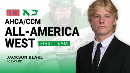Jackson Blake named AHCA/CCM First Team All-American
