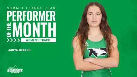 Keeler named Kwik Star Summit League Women\'s Peak Performer of the Month