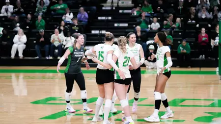 Hawks Fall to Jackrabbits in Three Sets on Tuesday Night