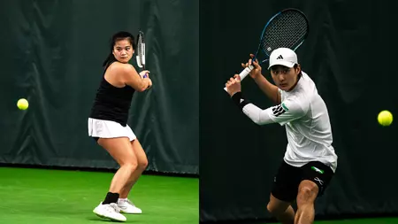 NOTES: North Dakota Tennis Splits Between Road and Home