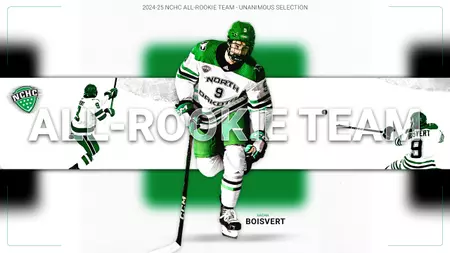 Sacha Boisvert selected to NCHC All-Rookie Team