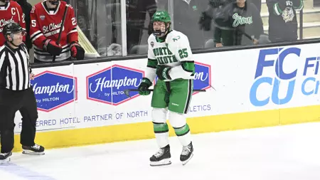 Balanced attack leads No. 3 UND to 6-4 victory, series win over St. Cloud State