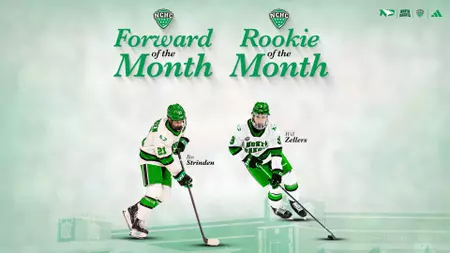 Ben Strinden, Will Zellers earn NCHC monthly honors for November