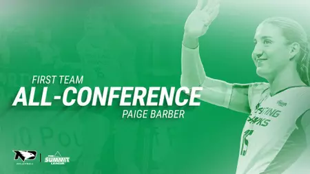 Barber Earns First Team All-Summit League Nod