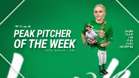 Nelson Named Summit League Peak Pitcher of the Week