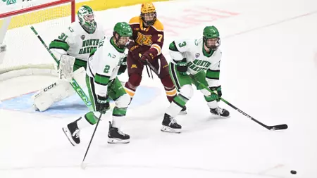 No. 8 North Dakota, No. 13/14 Minnesota play to series split