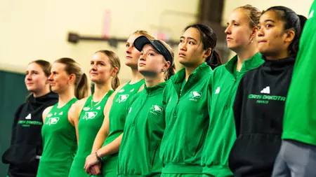 Four Fighting Hawks Honored on All-League Teams