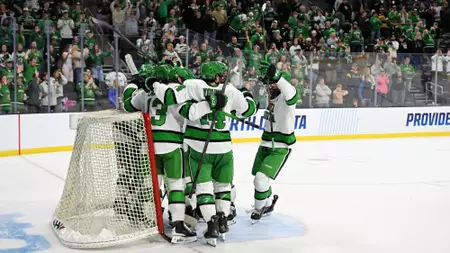 NOTES: No. 2 North Dakota, No. 4 Wisconsin set for NCAA Frozen Four Semifinal matchup in Las Vegas