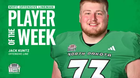 Kuntz named MVFC Offensive Lineman of the Week