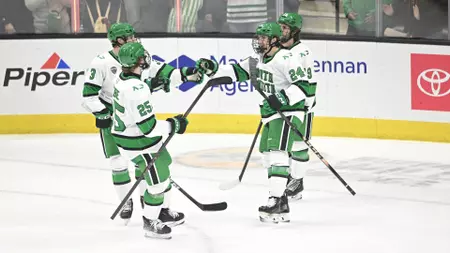 No. 11/10 North Dakota shakes off rust with 7-0 exhibition win over Manitoba