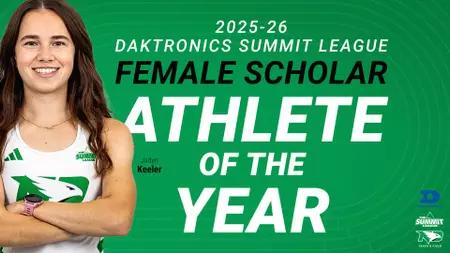 Jadyn Keeler Honored as Daktronics Summit League Female Scholar Athlete of the Year