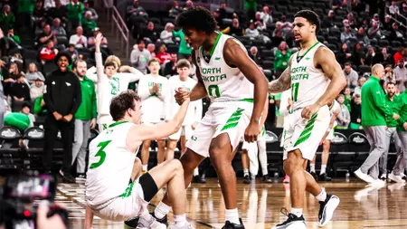Uelmen’s 41 Points Lead UND Past Denver into the Semifinals