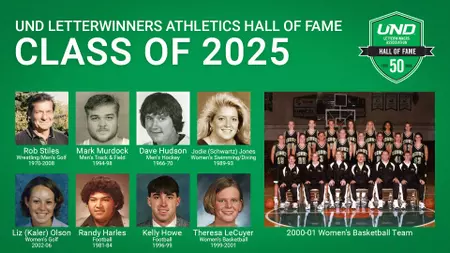 North Dakota Athletics announces 2025 Hall of Fame Class