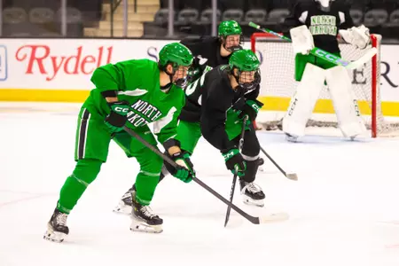 NOTES: No. 11/10 North Dakota hosts Manitoba in exhibition contest