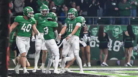 No. 8/10 North Dakota rolls Indiana State, 46-17