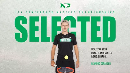 Leandro Zgraggen ready for 2024 ITA Conference Masters Championships