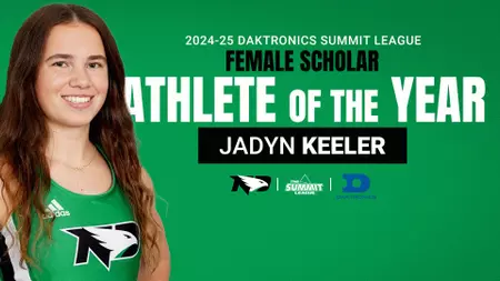 Jadyn Keeler named 2024-25 Daktronics Summit League Female Scholar-Athlete of the Year