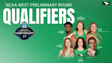 Six Fighting Hawks qualify for NCAA West Preliminary Round