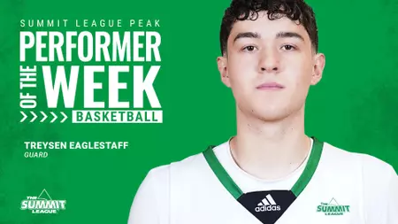 Eaglestaff named Summit League Peak Performer of the Week