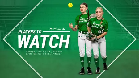 Lasota and Nelson Named Summit League Players to Watch