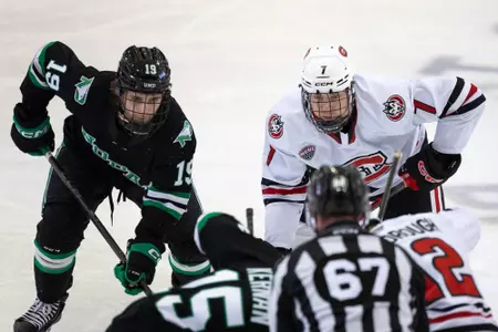 NOTES: No. 3 North Dakota, Huskies tangle in penultimate NCHC series
