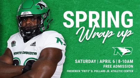 UND Football to Host Spring Wrap-Up on April 6