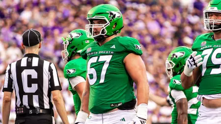 Becher earns MVFC Offensive Lineman of the Week honors