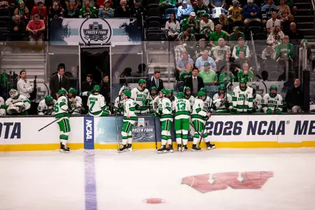 North Dakota falls short in NCAA Frozen Four Semifinal against Wisconsin