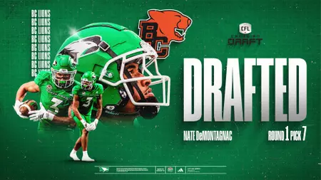 Nate DeMontagnac selected 7th overall to BC in CFL Canadian Draft