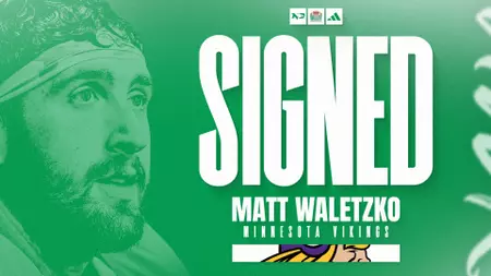 Waletzko signs with Minnesota Vikings