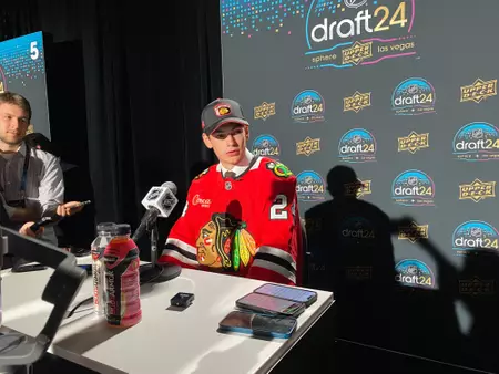 Sacha Boisvert selected 18th overall by Chicago at 2024 NHL Draft