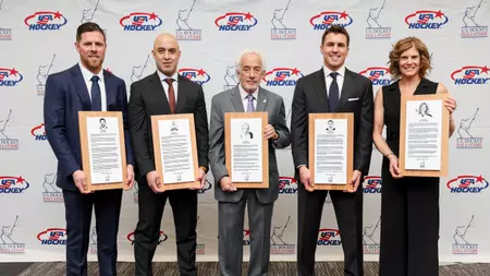 Zach Parise inducted to U.S. Hockey Hall of Fame