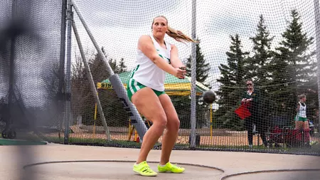 Throwers Represent UND at Hillsdale Last Chance