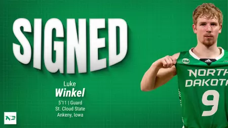 UND Signs Two-Time First Team All-NSIC Selection Luke Winkel