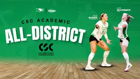 Barber and McCormick Earn CSC Academic All-District Honors