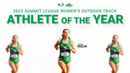 Keeler earns title of Summit League Outdoor Track Athlete of the Year